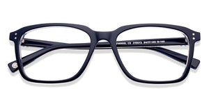 Blue Rectangle Full Rim Unisex Eyeglasses by John Jacobs-215572