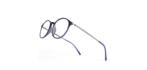 Blue Round Full Rim Unisex Eyeglasses by Lenskart Air-212335