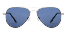 Load image into Gallery viewer, Silver Aviator Full Rim Unisex Sunglasses by John Jacobs-231641
