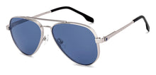 Load image into Gallery viewer, Silver Aviator Full Rim Unisex Sunglasses by John Jacobs-231641