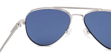 Load image into Gallery viewer, Silver Aviator Full Rim Unisex Sunglasses by John Jacobs-231641