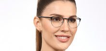 Load image into Gallery viewer, Blue Round Full Rim Unisex Eyeglasses by Vincent Chase-201320