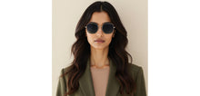 Load image into Gallery viewer, Silver Square Full Rim Unisex Sunglasses by John Jacobs-222524