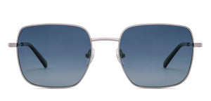 Silver Square Full Rim Unisex Sunglasses by John Jacobs-222524