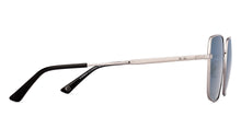 Load image into Gallery viewer, Silver Square Full Rim Unisex Sunglasses by John Jacobs-222524