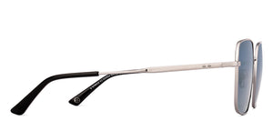 Silver Square Full Rim Unisex Sunglasses by John Jacobs-222524