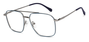 Blue Square Full Rim Unisex Eyeglasses by Vincent Chase-210629