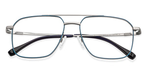 Blue Square Full Rim Unisex Eyeglasses by Vincent Chase-210629