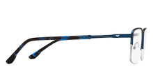 Load image into Gallery viewer, Blue Rectangle Half Rim Unisex Eyeglasses by Vincent Chase-207976