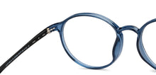 Load image into Gallery viewer, Blue Round Full Rim Unisex Eyeglasses by Lenskart Air Online-201549
