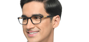 Blue Rectangle Full Rim Unisex Eyeglasses by Lenskart Air-215899