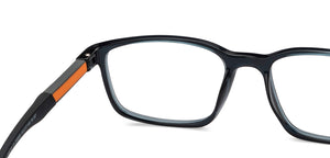 Blue Rectangle Full Rim Unisex Eyeglasses by Lenskart Air-215899