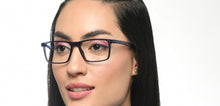 Load image into Gallery viewer, Blue Rectangle Full Rim Unisex Eyeglasses by Lenskart Air-215875