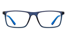 Load image into Gallery viewer, Blue Rectangle Full Rim Unisex Eyeglasses by Lenskart Air-215875
