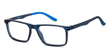 Load image into Gallery viewer, Blue Rectangle Full Rim Unisex Eyeglasses by Lenskart Air-215875
