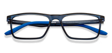 Load image into Gallery viewer, Blue Rectangle Full Rim Unisex Eyeglasses by Lenskart Air-215875