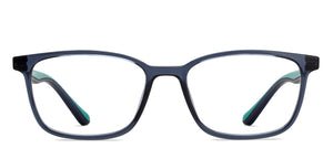 Blue Rectangle Full Rim Unisex Eyeglasses by Lenskart Air-215891