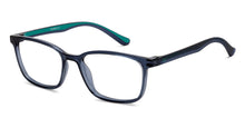 Load image into Gallery viewer, Blue Rectangle Full Rim Unisex Eyeglasses by Lenskart Air-215891