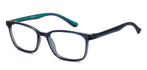 Blue Rectangle Full Rim Unisex Eyeglasses by Lenskart Air-215891