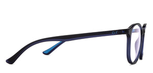 Blue Round Full Rim Unisex Eyeglasses by Lenskart Air-215896