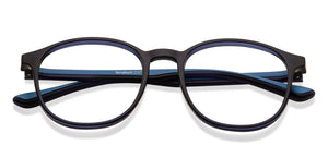 Blue Round Full Rim Unisex Eyeglasses by Lenskart Air-215896