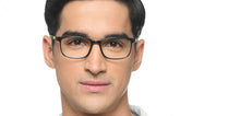 Load image into Gallery viewer, Blue Rectangle Full Rim Unisex Eyeglasses by Lenskart Air-215897