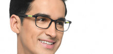 Load image into Gallery viewer, Blue Rectangle Full Rim Unisex Eyeglasses by Lenskart Air-215897