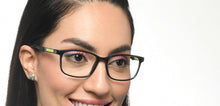 Load image into Gallery viewer, Blue Rectangle Full Rim Unisex Eyeglasses by Lenskart Air-215897
