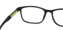 Load image into Gallery viewer, Blue Rectangle Full Rim Unisex Eyeglasses by Lenskart Air-215897