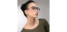 Load image into Gallery viewer, Blue Transparent Square Full Rim Unisex Eyeglasses by Vincent Chase-224429