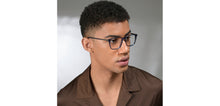 Load image into Gallery viewer, Blue Transparent Square Full Rim Unisex Eyeglasses by Vincent Chase-224429