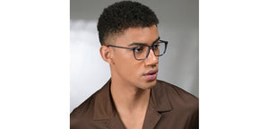 Blue Transparent Square Full Rim Unisex Eyeglasses by Vincent Chase-224429