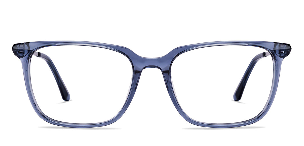 Blue Square Full Rim Unisex Eyeglasses by Vincent Chase-224431