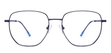 Load image into Gallery viewer, Blue Geometric Full Rim Unisex Eyeglasses by Vincent Chase-215834