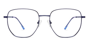 Blue Geometric Full Rim Unisex Eyeglasses by Vincent Chase-215834