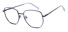 Load image into Gallery viewer, Blue Geometric Full Rim Unisex Eyeglasses by Vincent Chase-215834