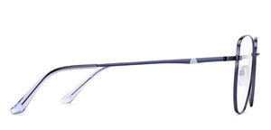 Blue Geometric Full Rim Unisex Eyeglasses by Vincent Chase-215834