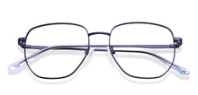 Load image into Gallery viewer, Blue Geometric Full Rim Unisex Eyeglasses by Vincent Chase-215834