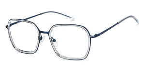 Blue Rectangle Full Rim Unisex Eyeglasses by Lenskart Air-213369