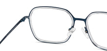 Load image into Gallery viewer, Blue Rectangle Full Rim Unisex Eyeglasses by Lenskart Air-213369
