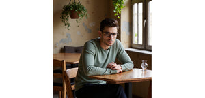 Blue Square Full Rim Unisex Eyeglasses by Lenskart-232708