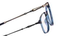 Blue Square Full Rim Unisex Eyeglasses by Lenskart-232708