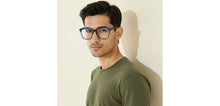 Load image into Gallery viewer, Blue Square Full Rim Unisex Eyeglasses by Vincent Chase-229438