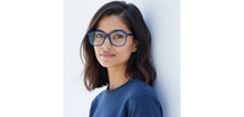 Load image into Gallery viewer, Blue Square Full Rim Unisex Eyeglasses by Vincent Chase-229438