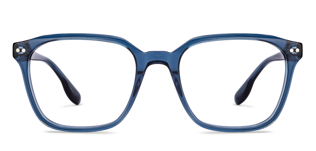 Blue Square Full Rim Unisex Eyeglasses by Vincent Chase-229438