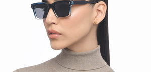 Blue Wayfarer Full Rim Unisex Sunglasses by Vincent Chase Polarized-215967
