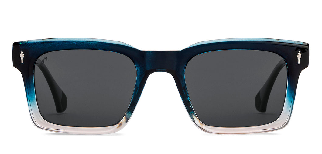 Blue Wayfarer Full Rim Unisex Sunglasses by Vincent Chase Polarized-215967