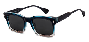 Blue Wayfarer Full Rim Unisex Sunglasses by Vincent Chase Polarized-215967
