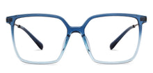 Load image into Gallery viewer, Transparent Blue Square Full Rim Unisex Eyeglasses by Lenskart Air-206036