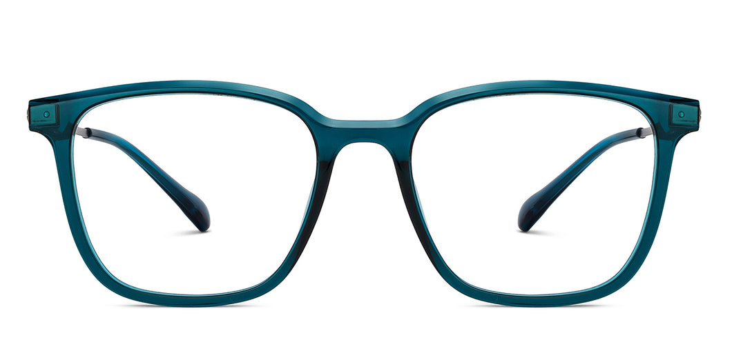 Blue Square Full Rim Unisex Eyeglasses by Lenskart Air-206038